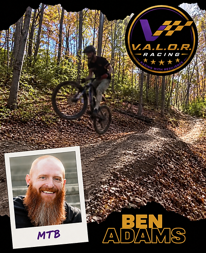 Ben Adams — VALOR Racing athlete graphic