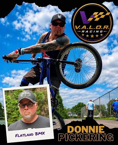 Donnie Pickering — VALOR Racing athlete graphic