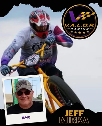 Jeff Mirka — VALOR Racing athlete graphic