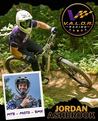 Jordan Ashbrook — VALOR Racing athlete graphic