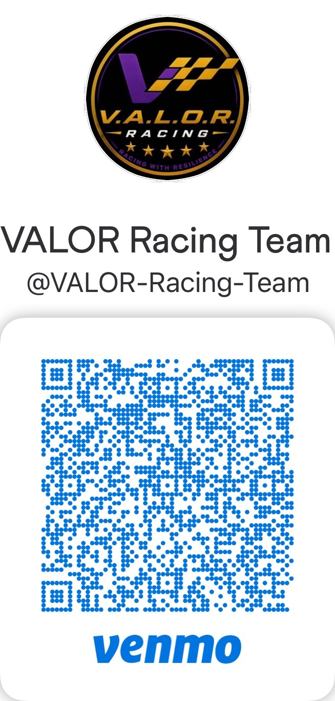 Original VALOR Racing Team Venmo QR code